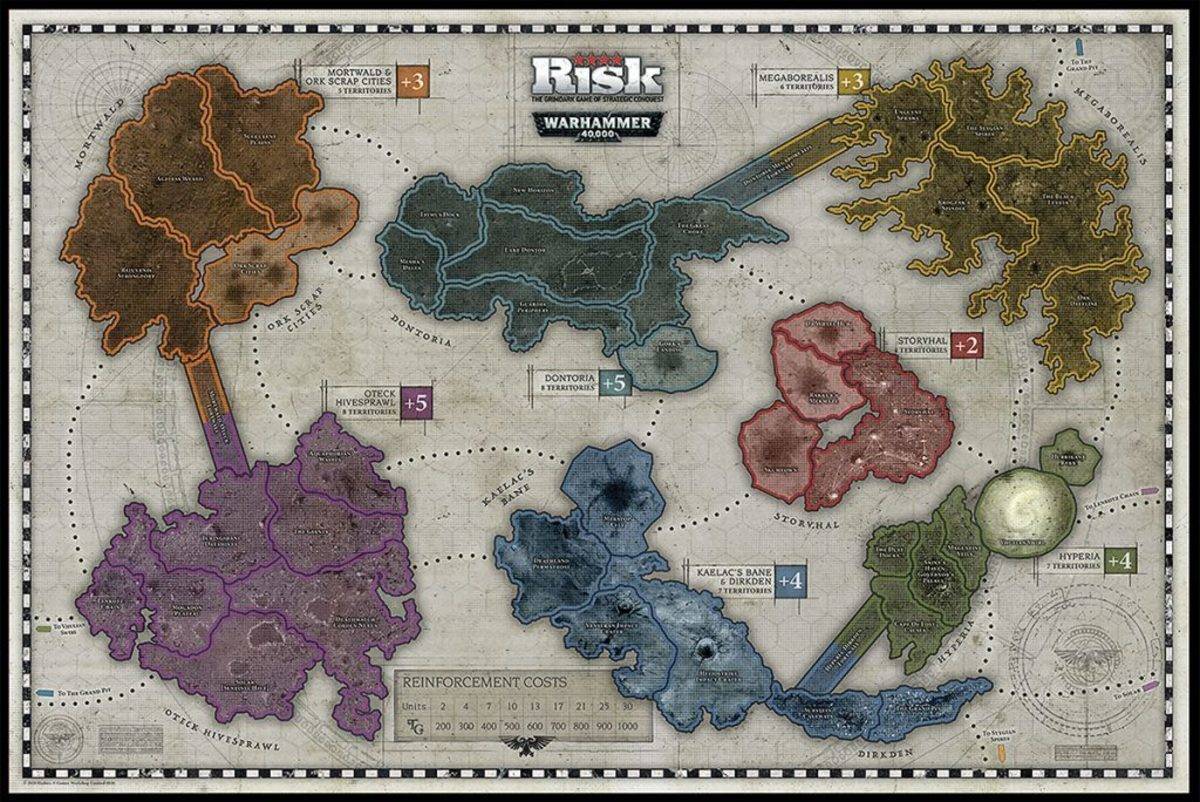 Map Of Age Of Sigmar Warhammer 40000 : Risk ! (This Fall) | War Of Sigmar : Warhammer 40000 + Age  Of Sigmar Rumors And News